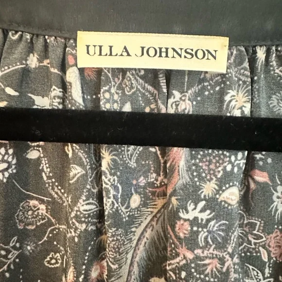 Ulla Johnson Floral  Long Sleeve Dress - Picture 3 of 3